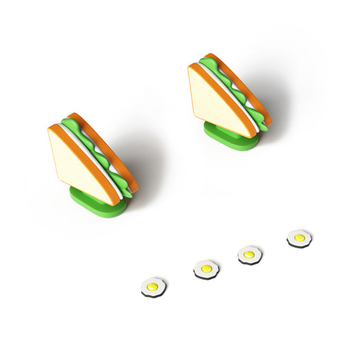 Nageoires de Sandwich et Yeux d'Œuf au Plat pour Sharkicks Pro